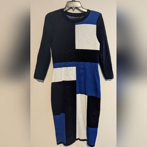 NY&C Color Block Dress Size M Petite